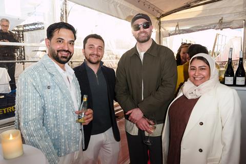 (From left) Pearldust’s Hamad Abdulla, Longevity’s Majd Nassif, Goldfinch’s Phil McKenzie and Fablemill’s Eman Alsabah